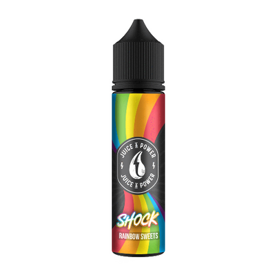 Shock Rainbow Sweets Short Fill E-liquid by Juice N Power | 50ml | Best4vapes