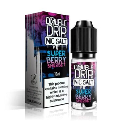 Double Drip Super Berry Sherbet Nic Salt E-liquid (10ml) - Best4vapes